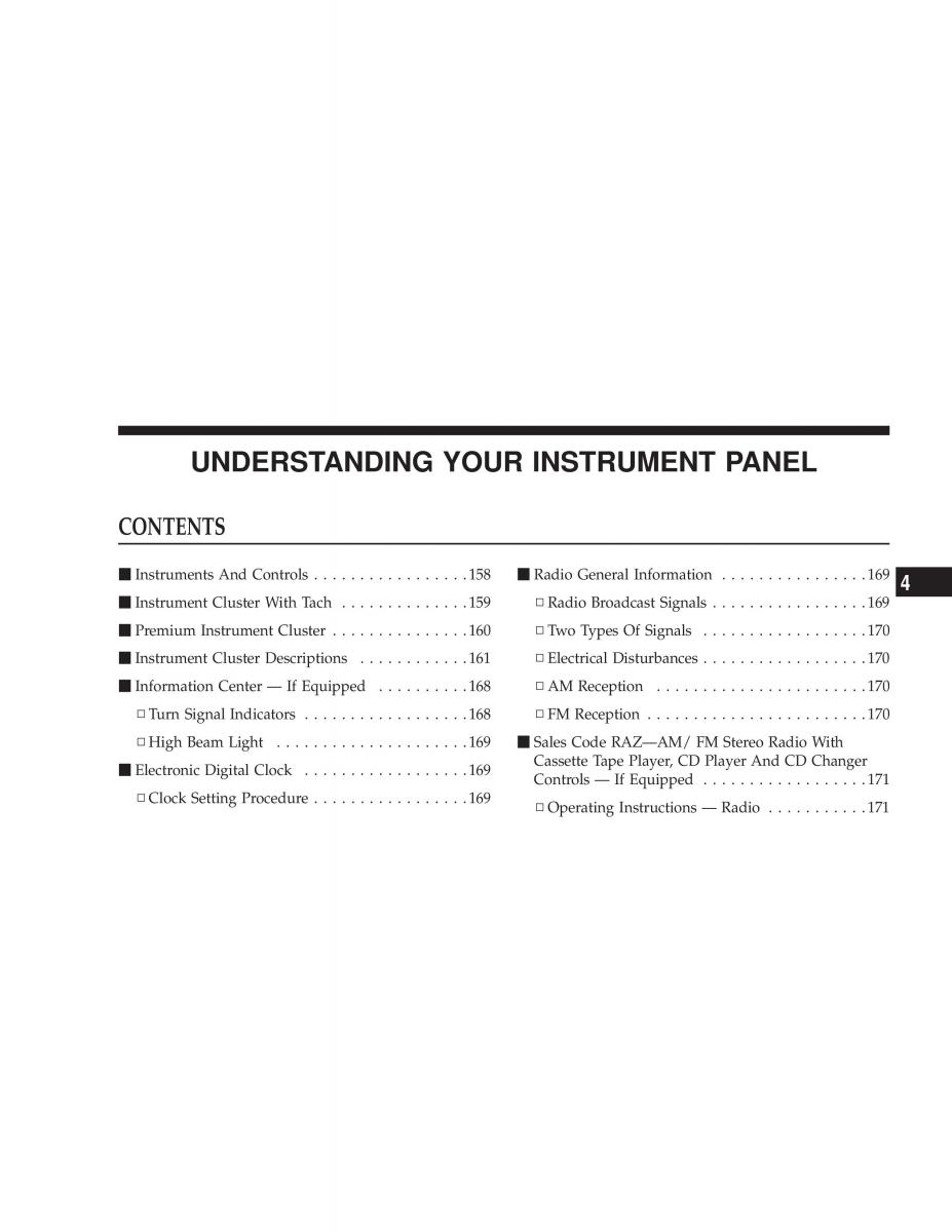 Chrysler Voyager Town and Country Plymouth Voyager owners manual / page 153