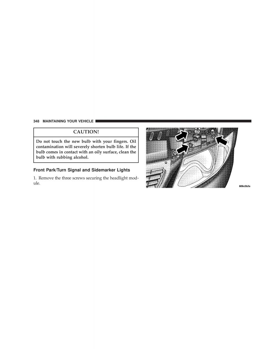 Chrysler Voyager Town and Country Plymouth Voyager owners manual / page 348