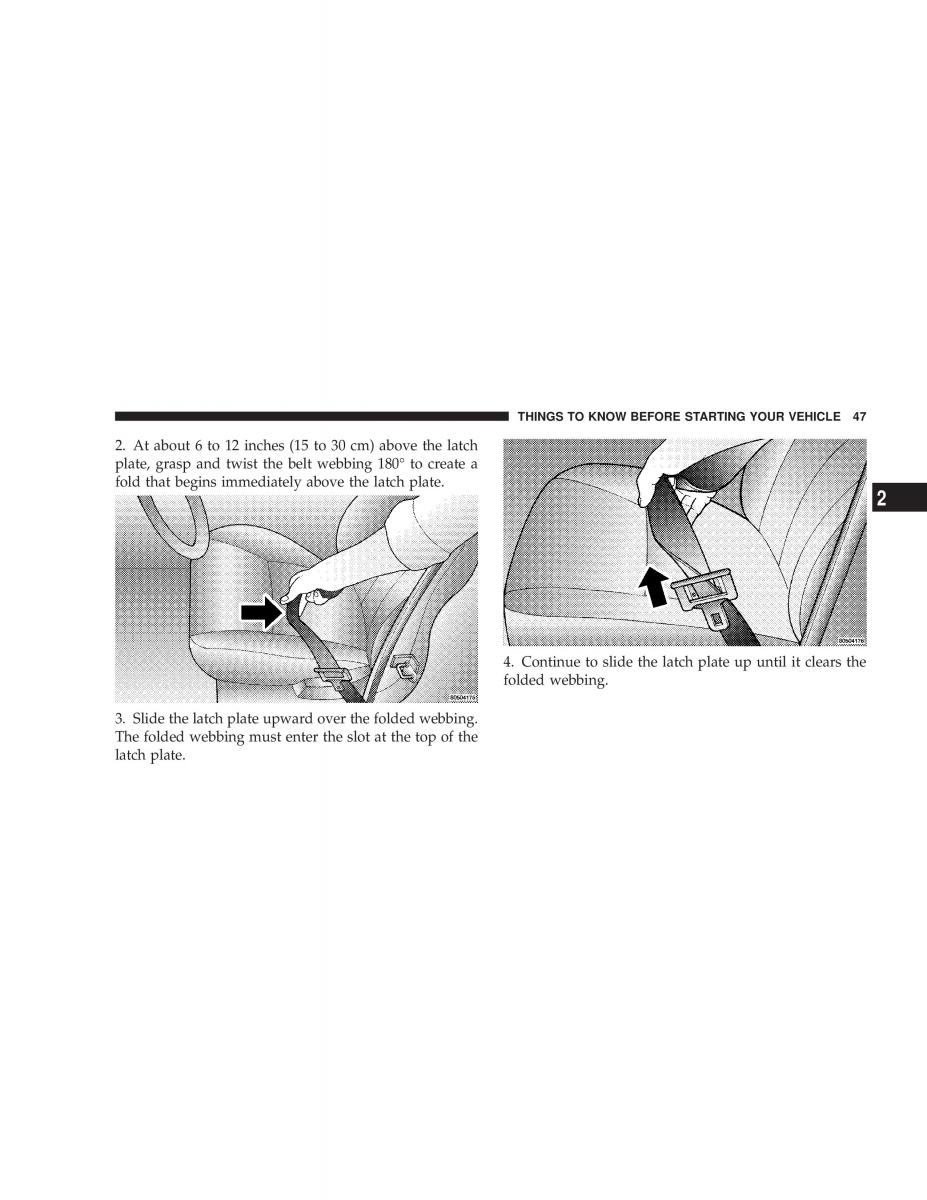 Chrysler Voyager Town and Country Plymouth Voyager owners manual / page 47