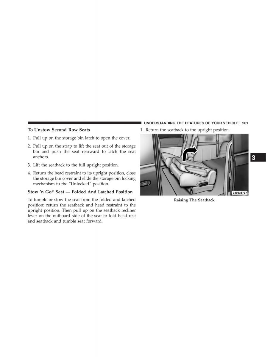 Chrysler Grand Voyager V 5 Town and Country Lancia Voyager owners manual / page 203