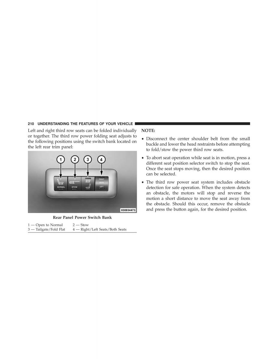 Chrysler Grand Voyager V 5 Town and Country Lancia Voyager owners manual / page 212