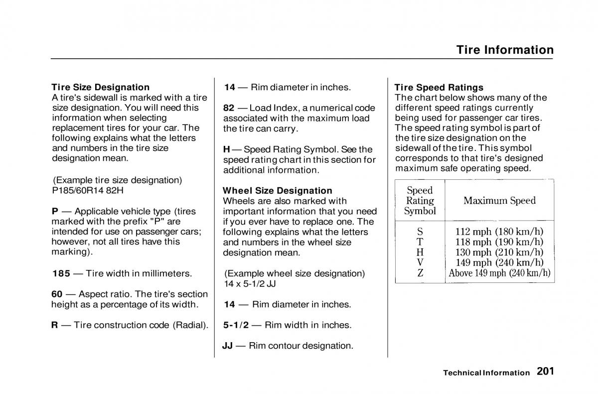 Honda Civic Del Sol CR X owners manual / page 199