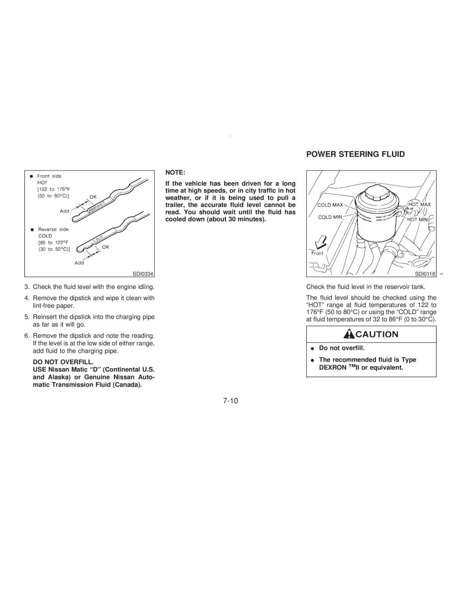 Nissan Maxima IV 4 A32 Cefiro owners manual / page 137