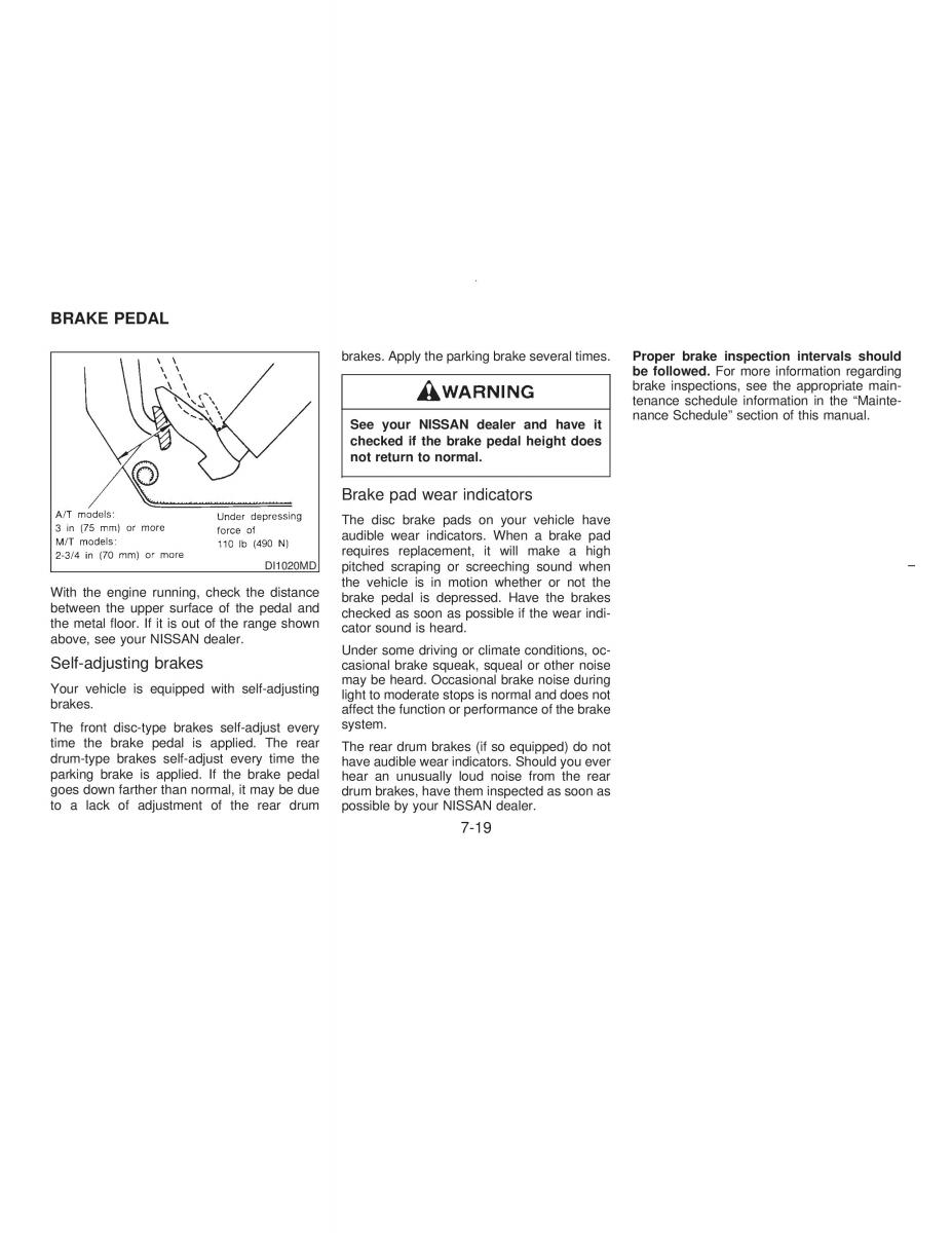 Nissan Maxima IV 4 A32 Cefiro owners manual / page 146