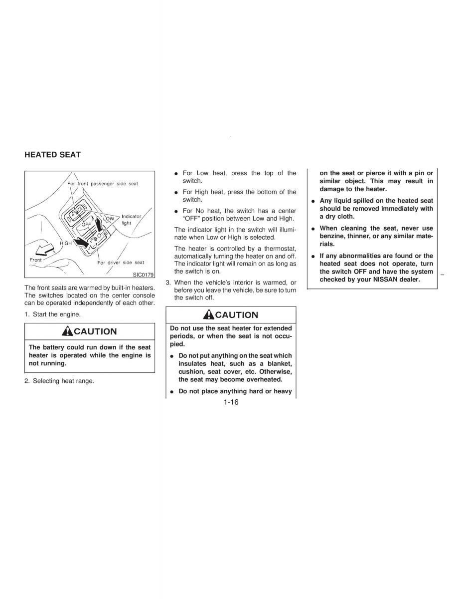 manual  Nissan Maxima IV 4 A32 Cefiro owners manual / page 21