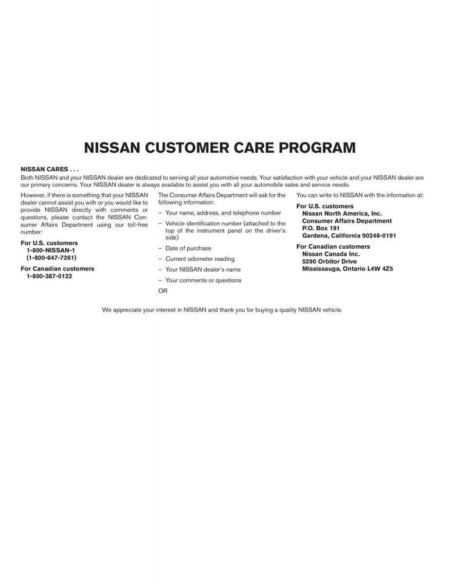 manual  Nissan Maxima VI 6 A34 owners manual / page 3