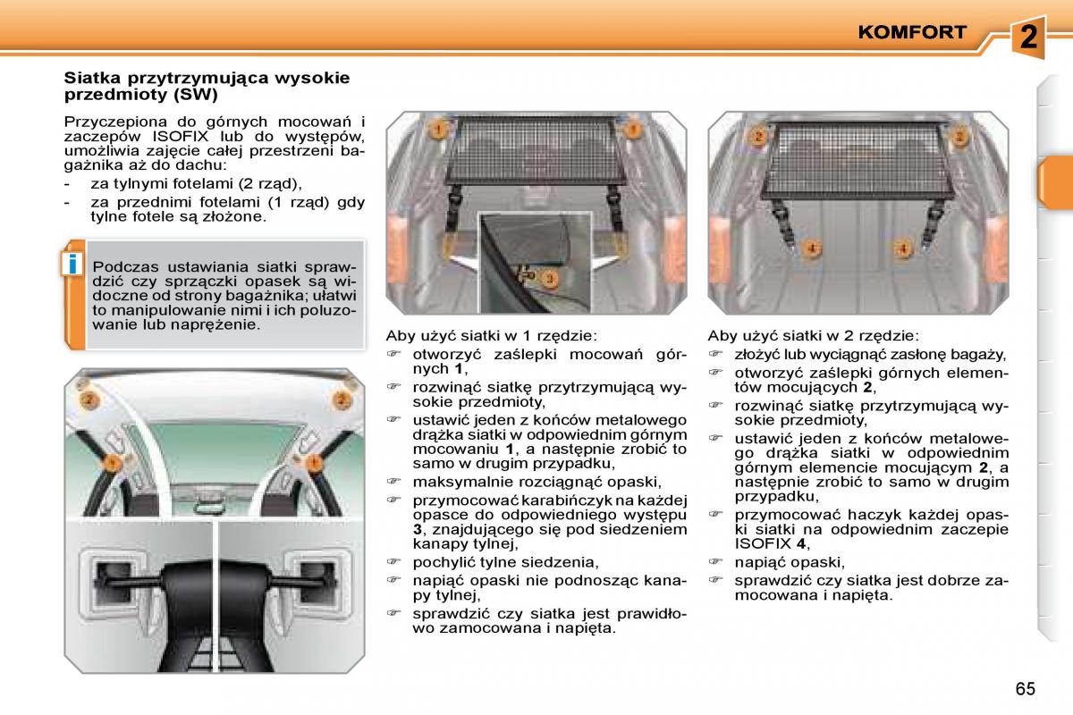 instrukcja obsługi Peugeot 207 Peugeot 207 instrukcja / page 68