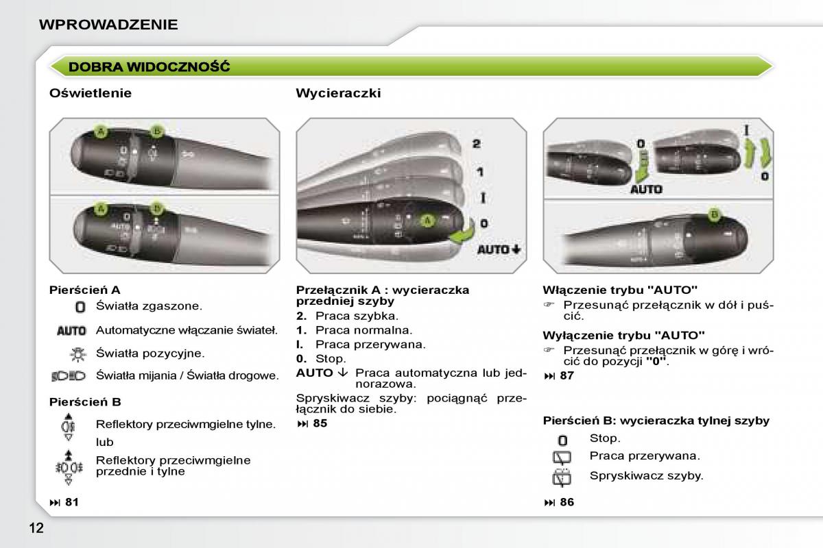 manual  Peugeot 207 instrukcja / page 9