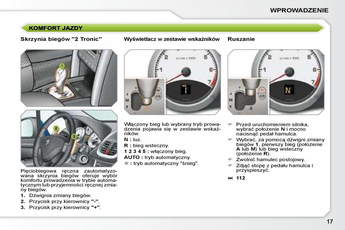 manual  Peugeot 207 instrukcja / page 14