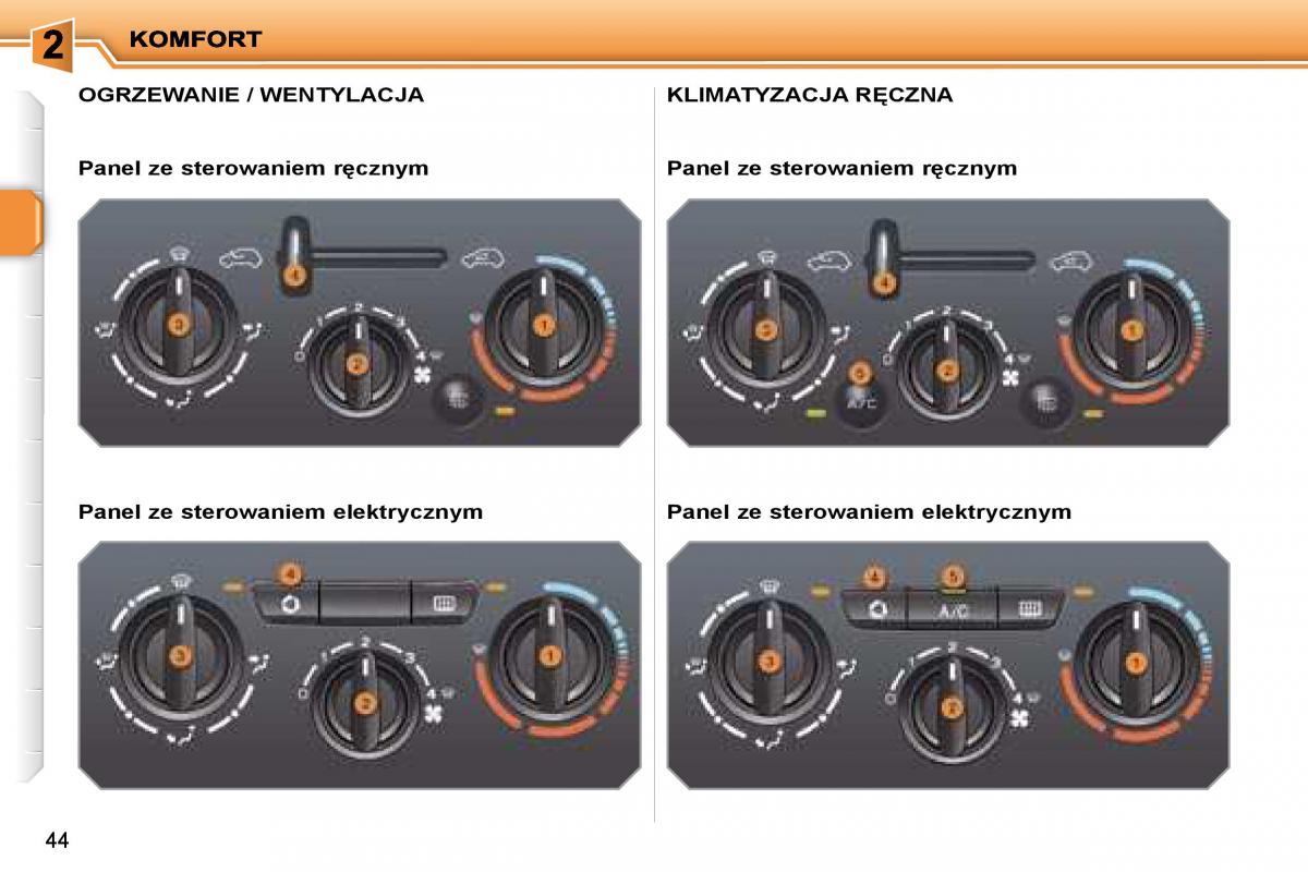 instrukcja obsługi Peugeot 207 Peugeot 207 instrukcja / page 42