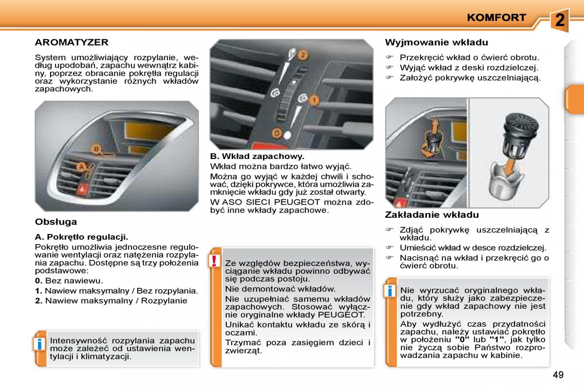 instrukcja obsługi Peugeot 207 Peugeot 207 instrukcja / page 50