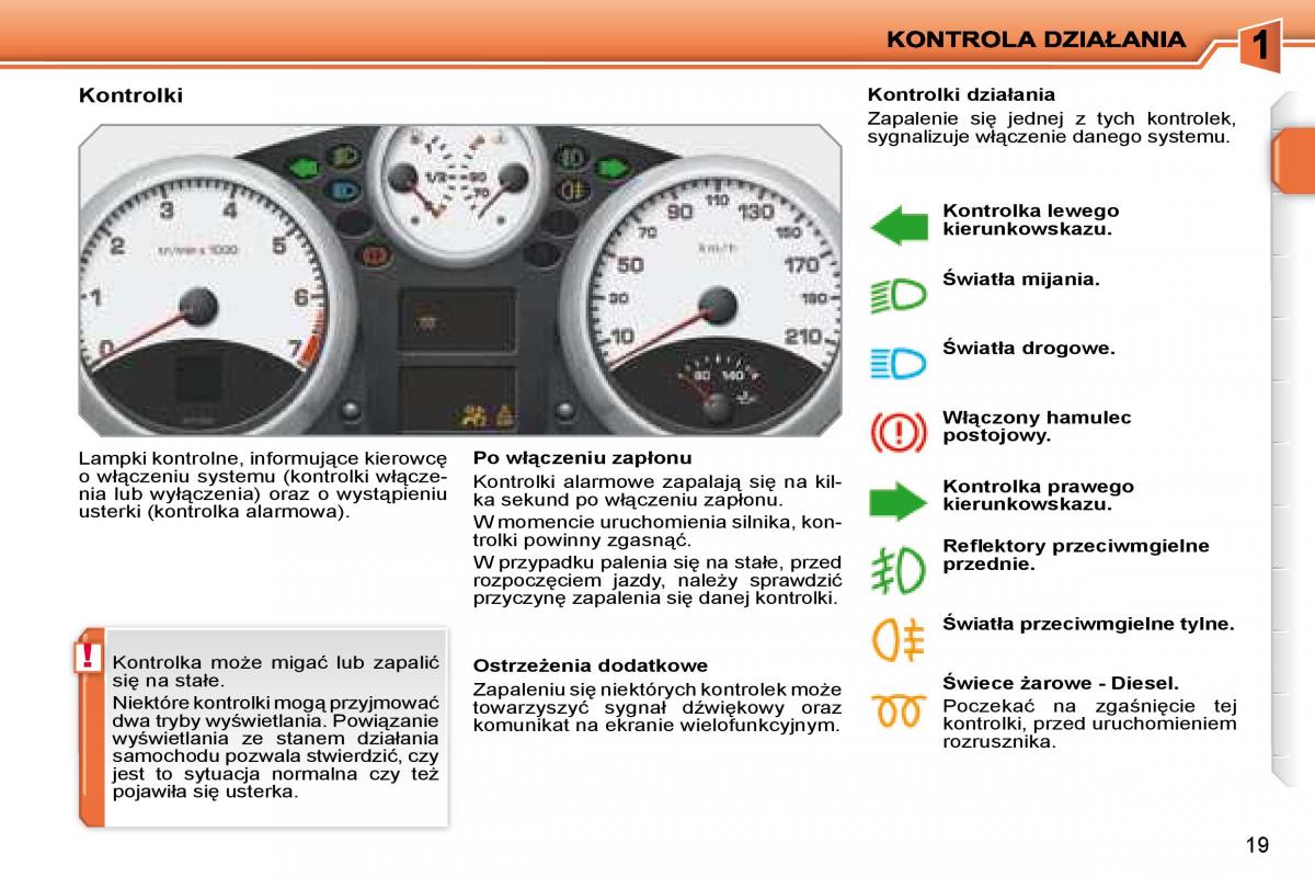 Peugeot 207 instrukcja obslugi / page 16