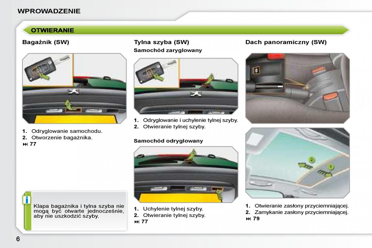 manual  Peugeot 207 instrukcja / page 3