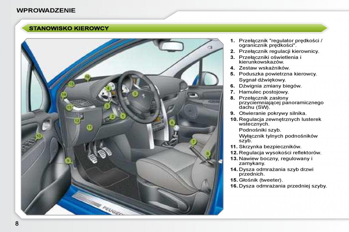 Peugeot 207 instrukcja obslugi / page 5