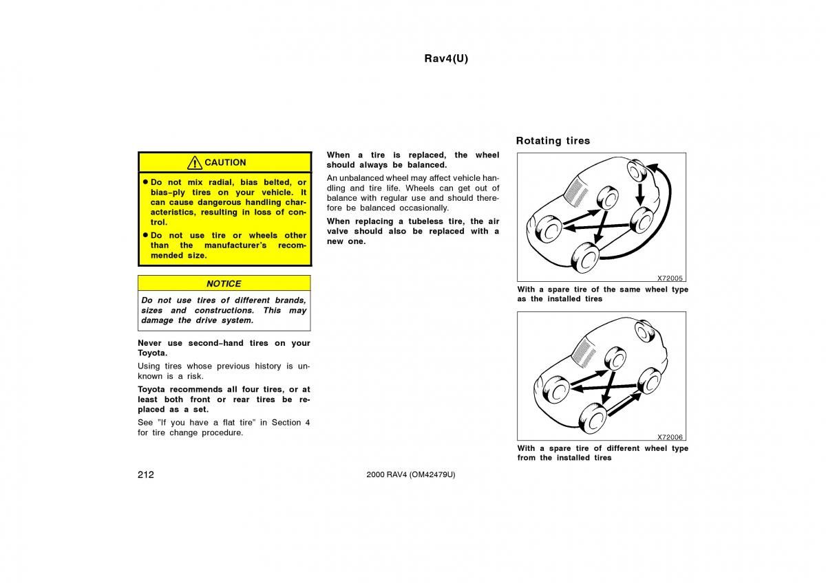 Toyota Rav4 II 2 owners manual / page 220