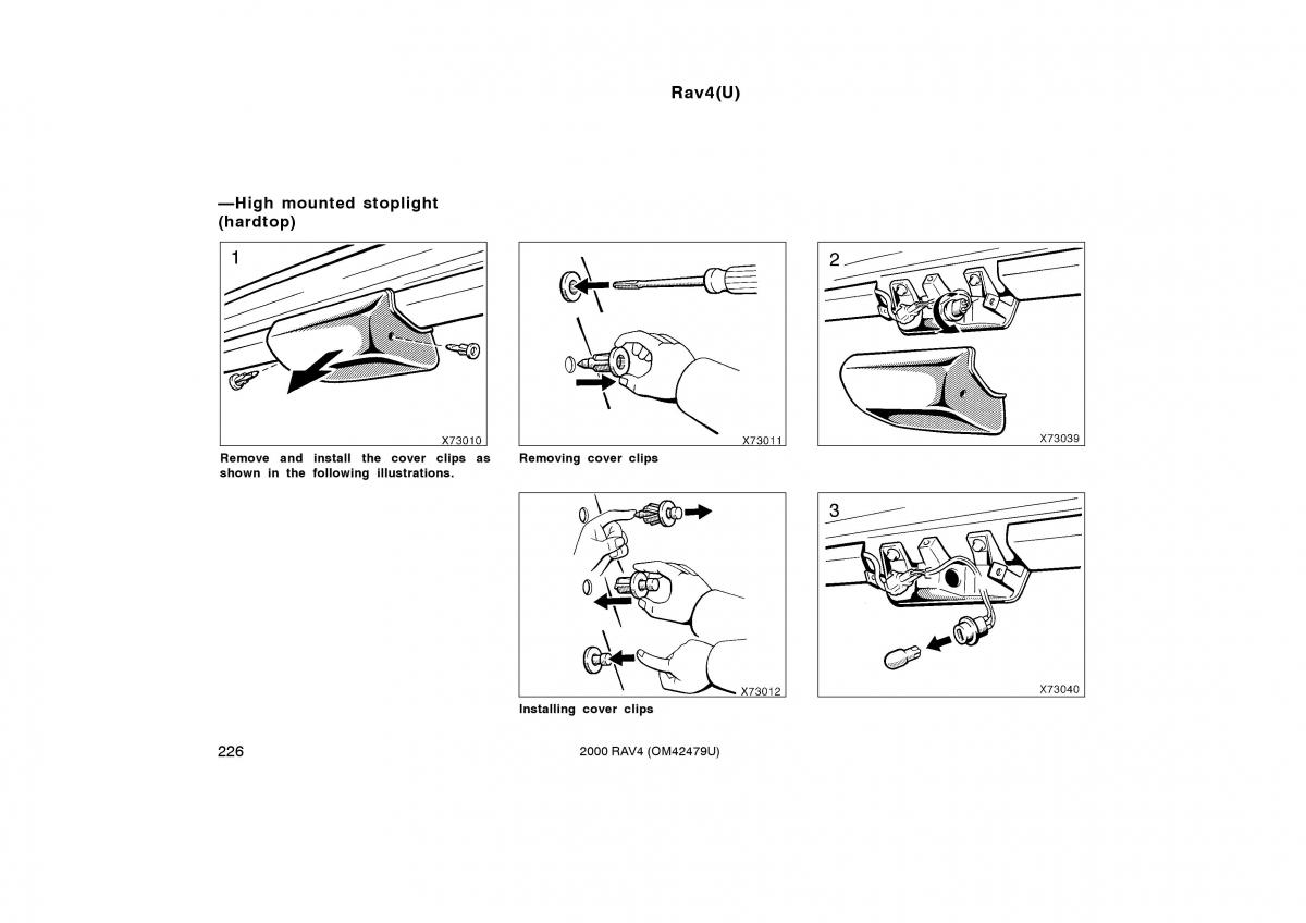 Toyota Rav4 II 2 owners manual / page 234