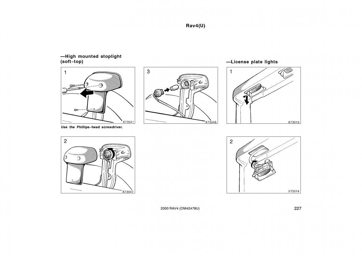 Toyota Rav4 II 2 owners manual / page 235