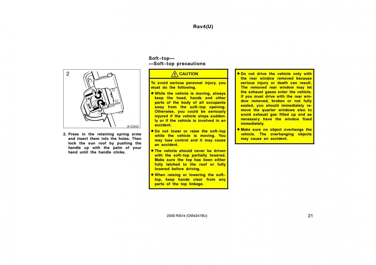 Toyota Rav4 II 2 owners manual / page 29