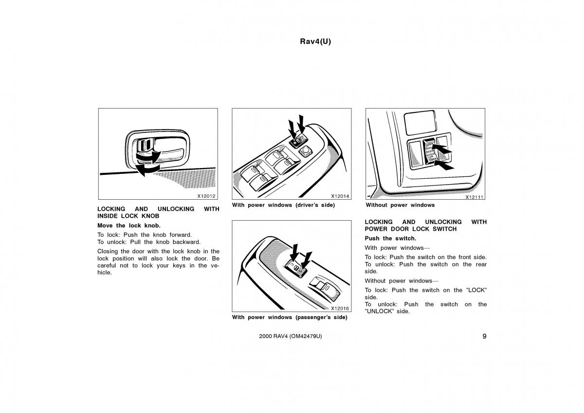 Toyota Rav4 II 2 owners manual / page 17