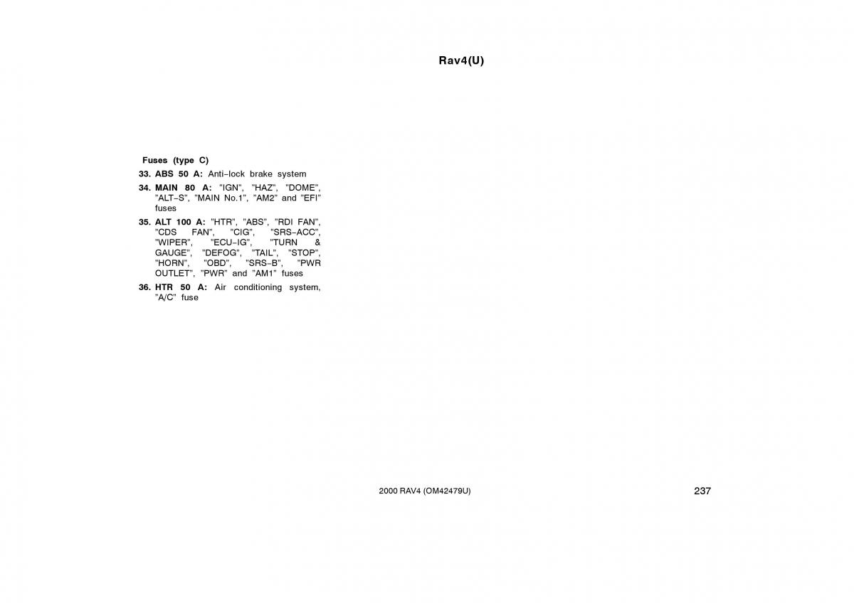 Toyota Rav4 II 2 owners manual / page 245