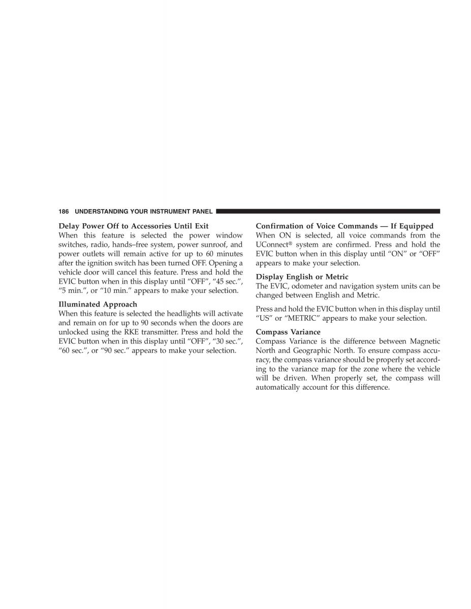 Jeep Patriot owners manual / page 188