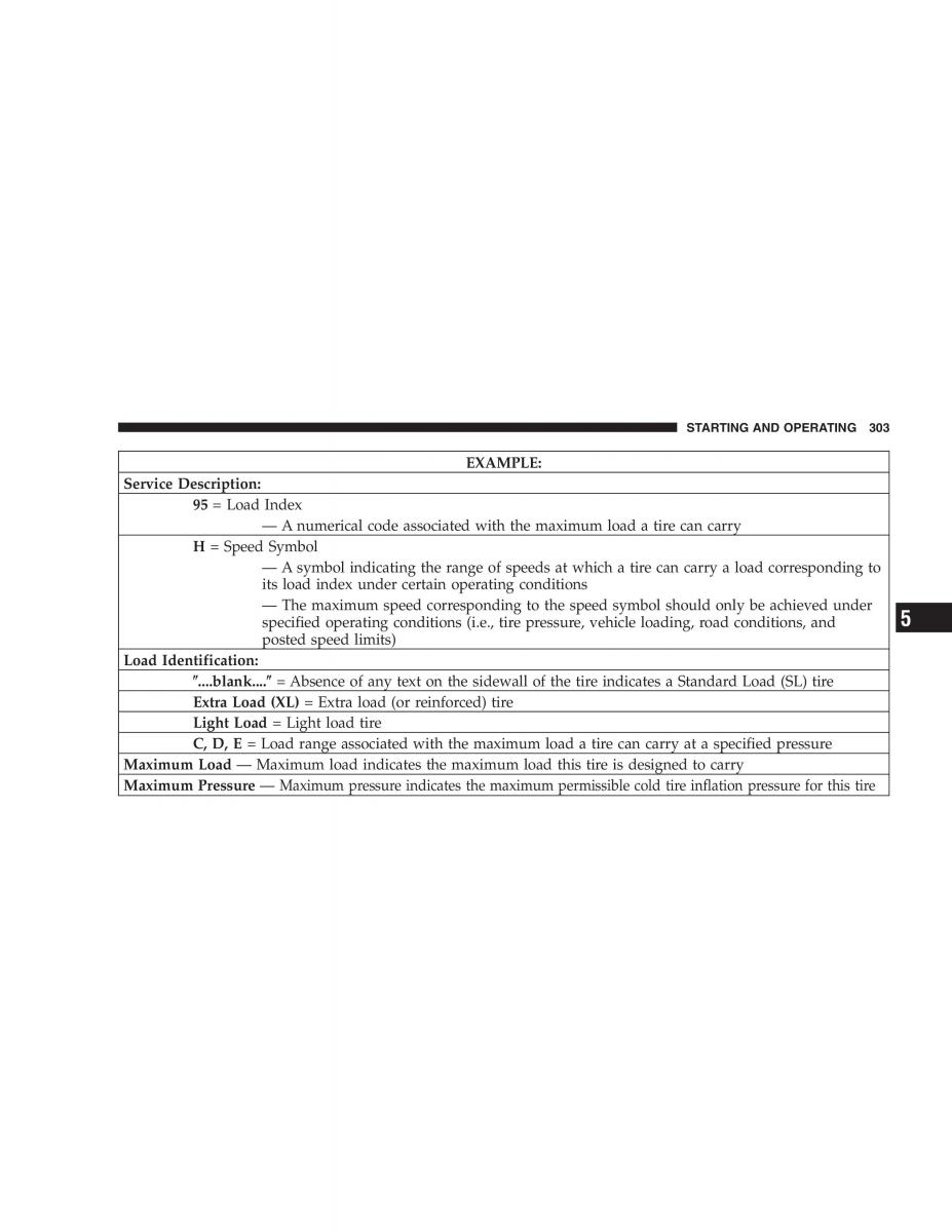 Jeep Patriot owners manual / page 305