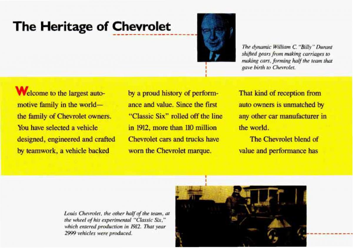 Chevrolet Cavalier II 2 owners manual / page 5