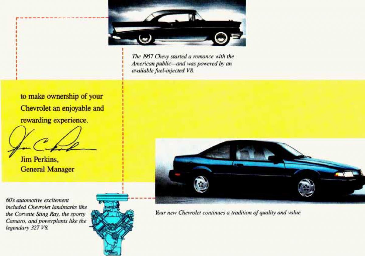 Chevrolet Cavalier II 2 owners manual / page 7