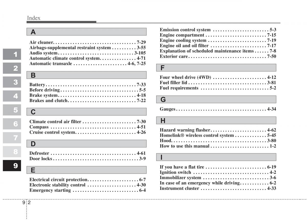 manual  Kia Sportage II 2 owners manual / page 369