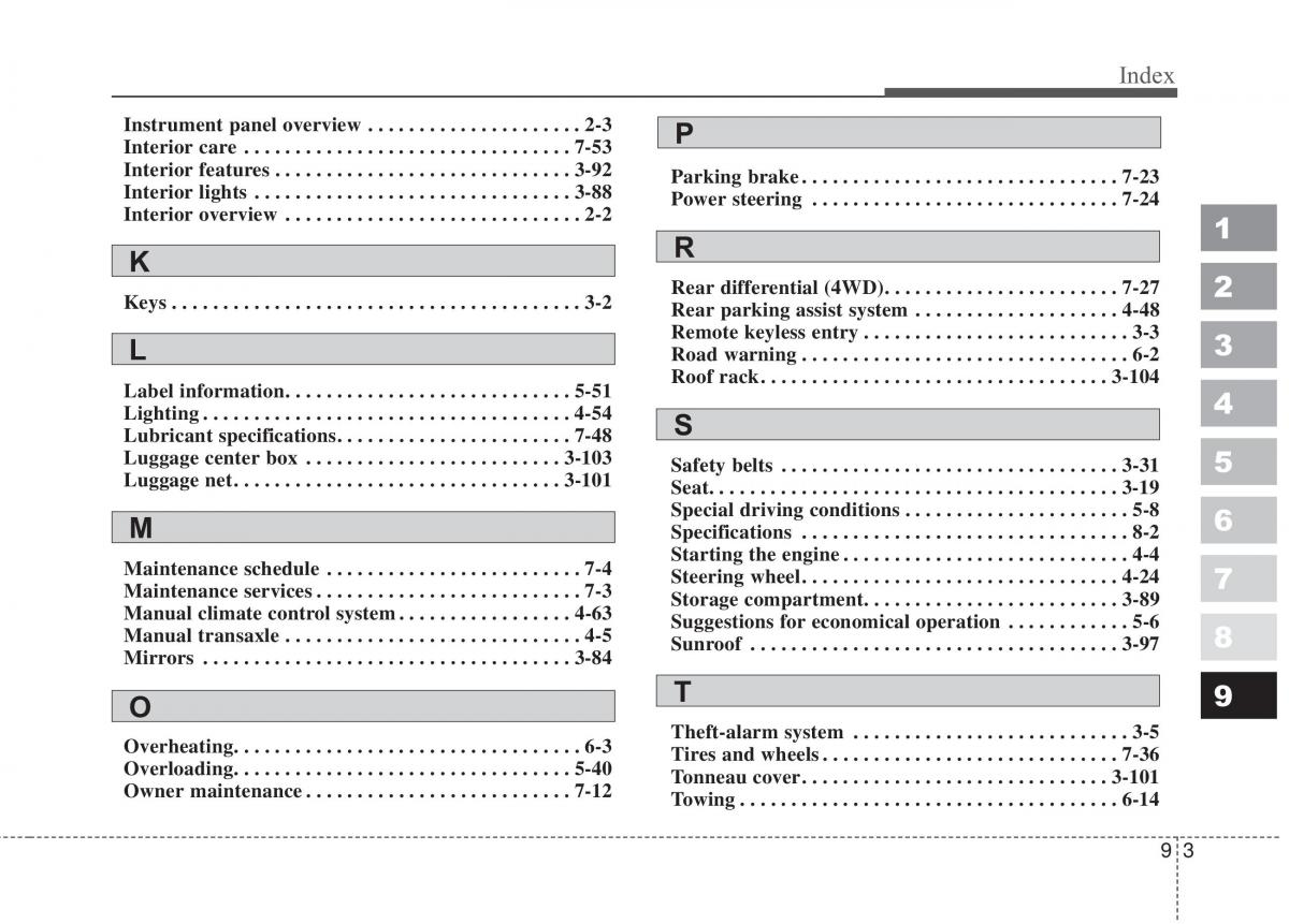 manual  Kia Sportage II 2 owners manual / page 370