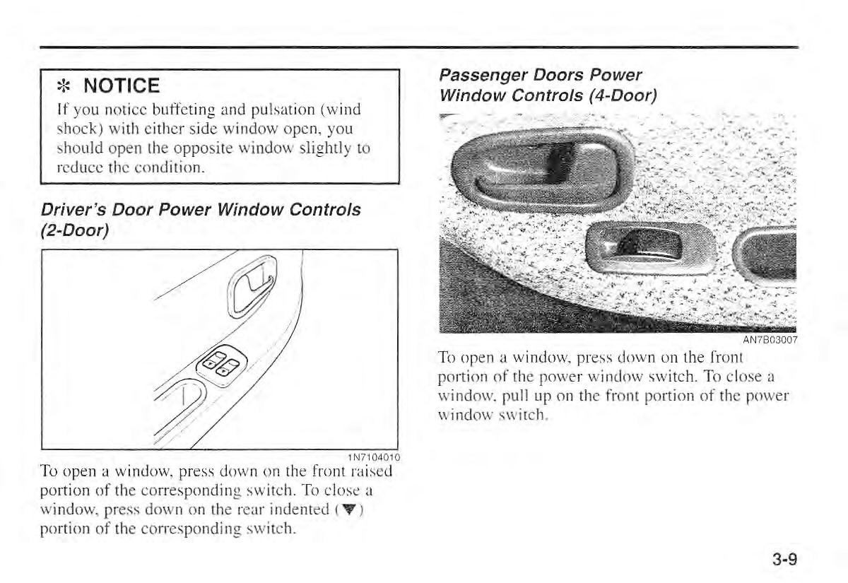 Kia Sportage I 1 owners manual / page 19