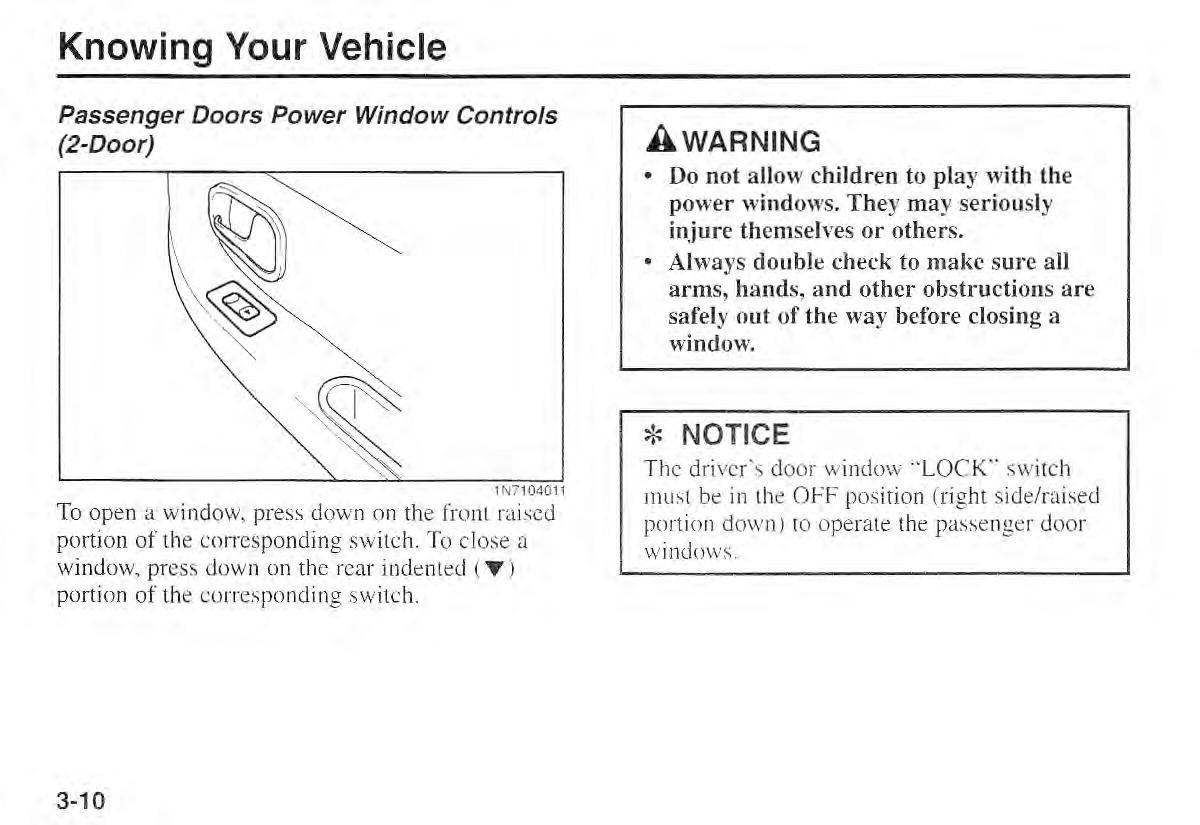 manual  Kia Sportage I 1 owners manual / page 20