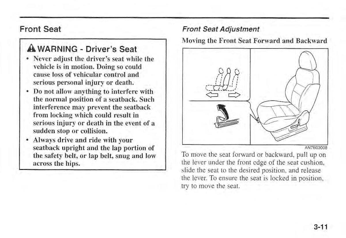 manual  Kia Sportage I 1 owners manual / page 21