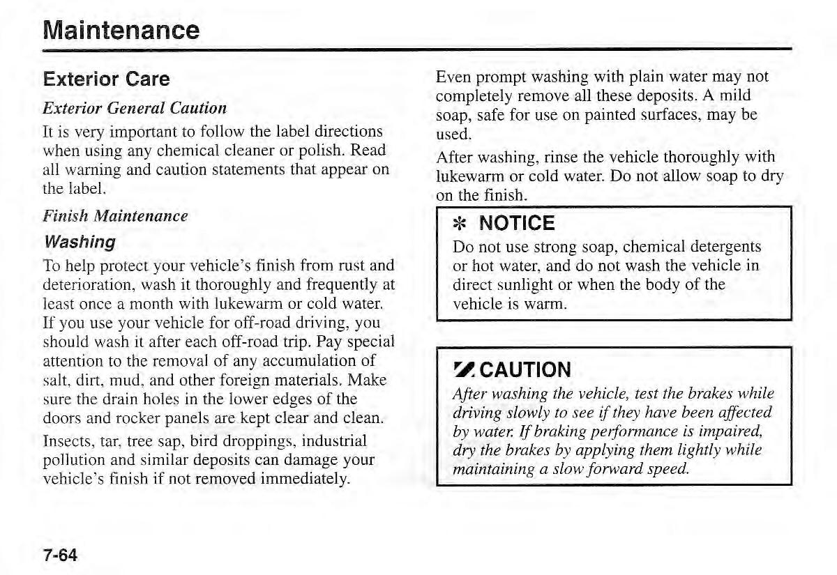 Kia Sportage I 1 owners manual / page 272