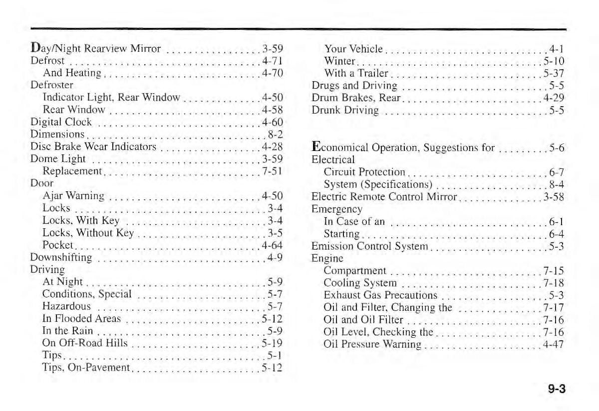 Kia Sportage I 1 owners manual / page 284