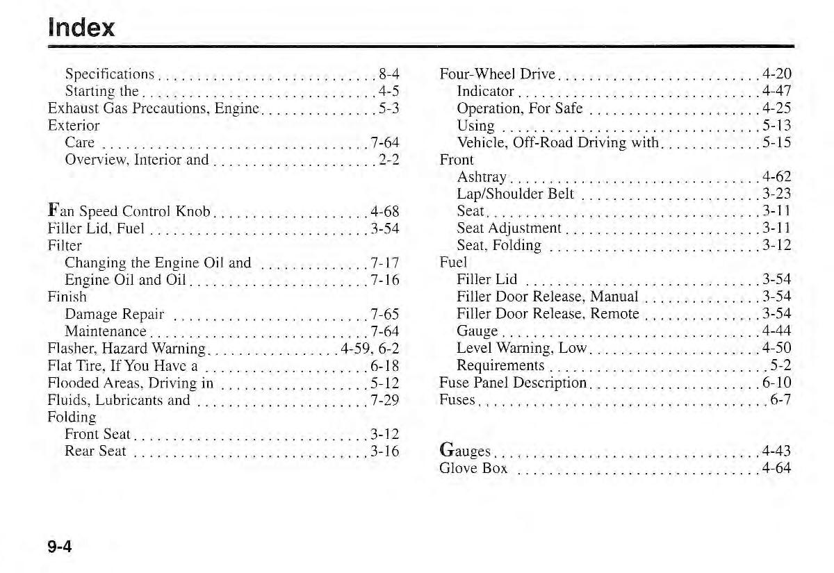 manual  Kia Sportage I 1 owners manual / page 285