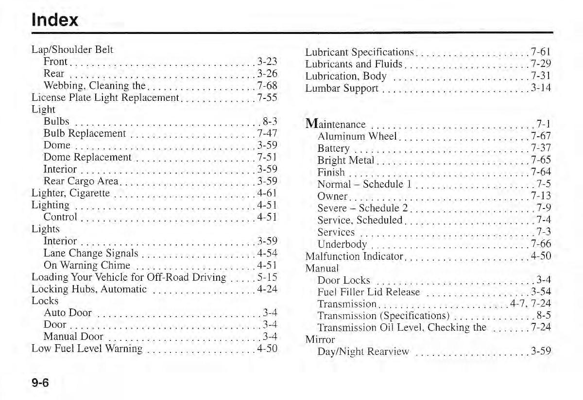 Kia Sportage I 1 owners manual / page 287