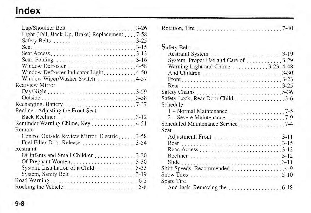 manual  Kia Sportage I 1 owners manual / page 289