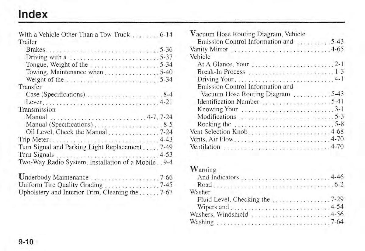 manual  Kia Sportage I 1 owners manual / page 291