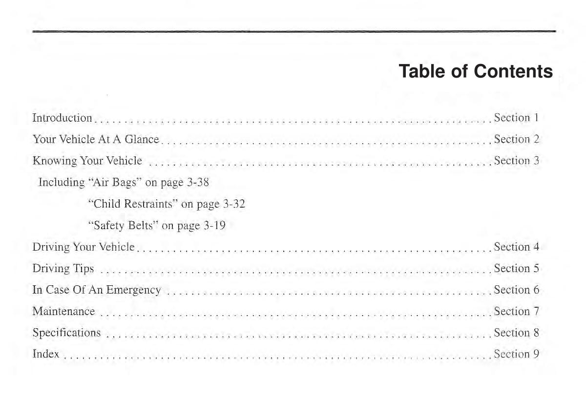 manual  Kia Sportage I 1 owners manual / page 4