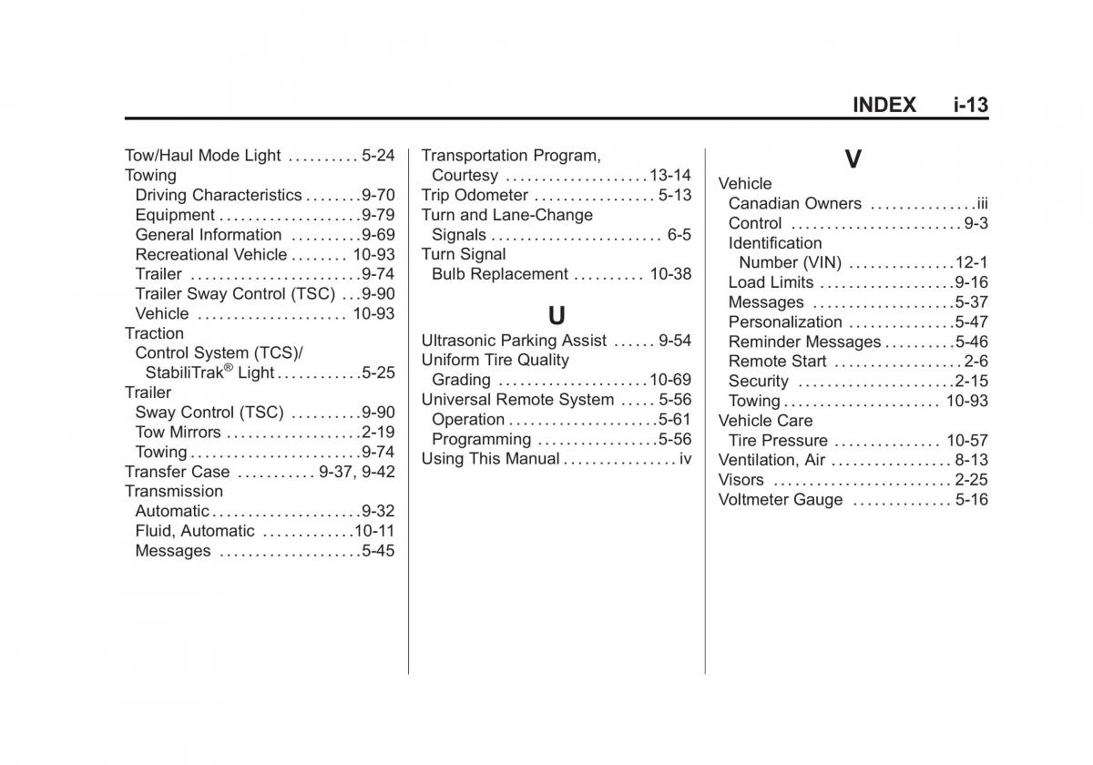 manual  Chevrolet Suburban owners manual / page 543