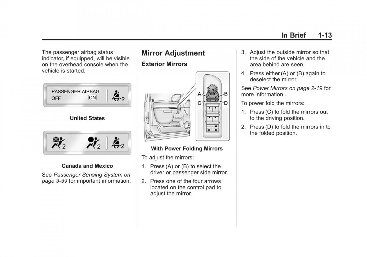 Chevrolet Suburban owners manual / page 19