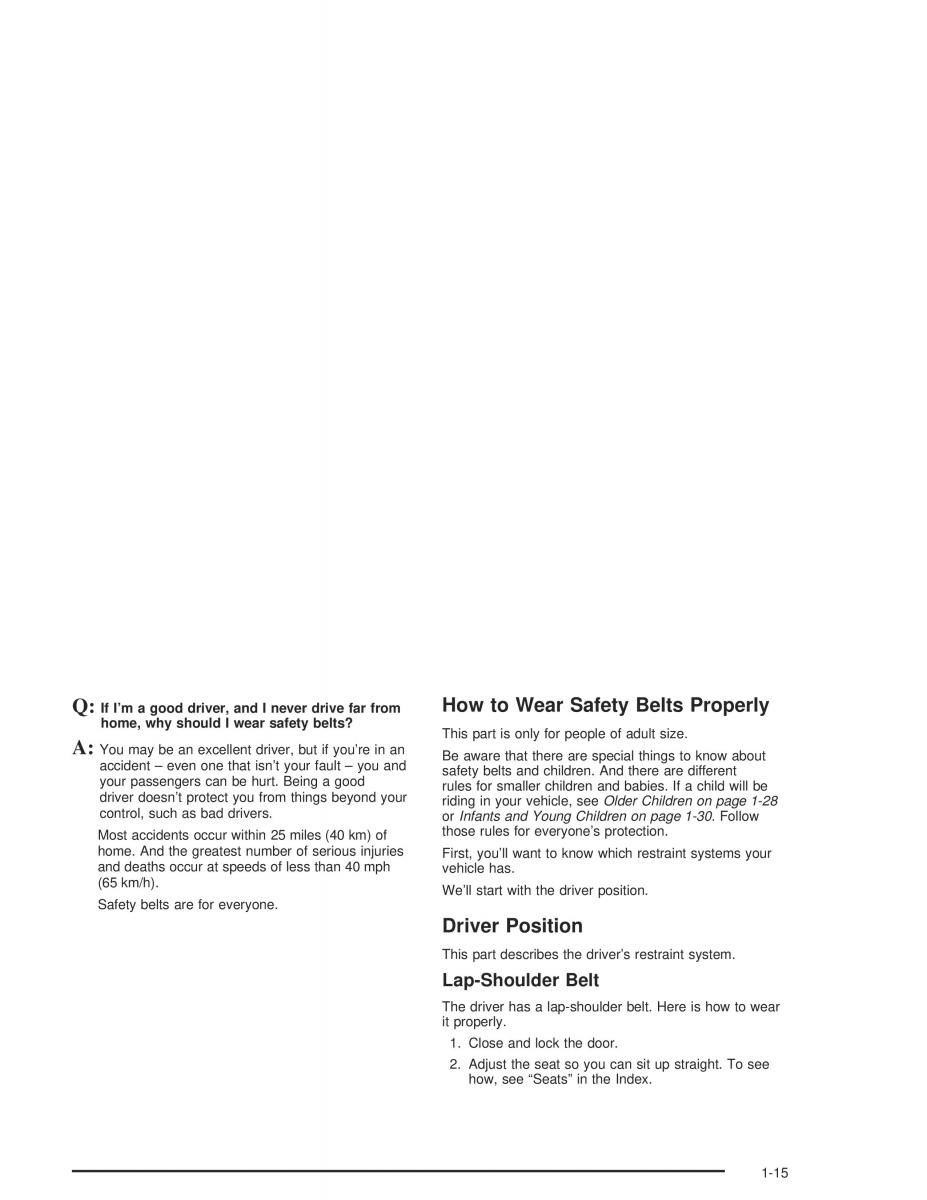 Chevrolet Aveo owners manual / page 21