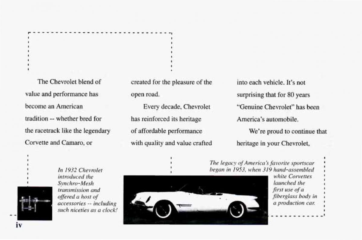 Chevrolet Camaro IV 4 owners manual / page 6