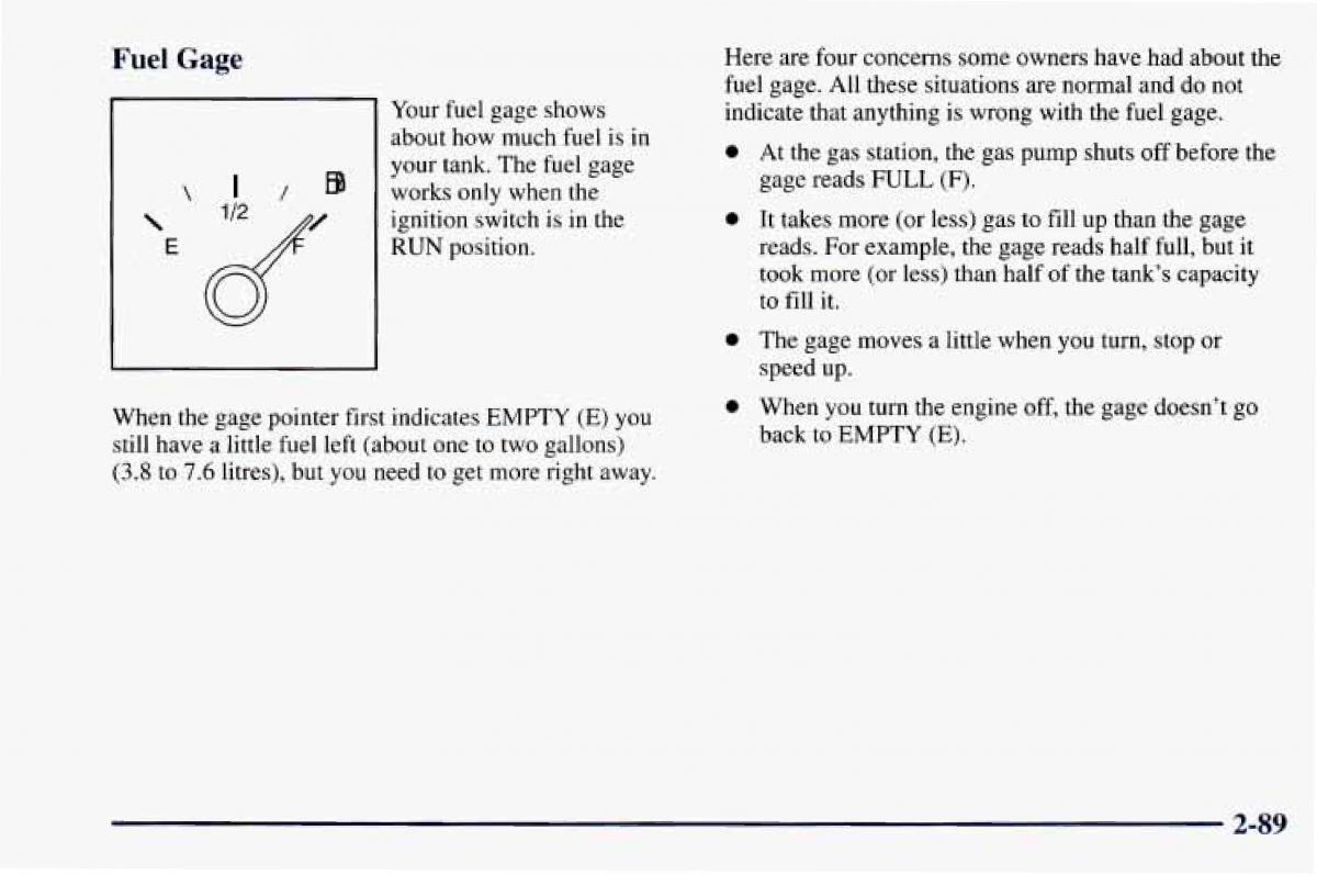 Chevrolet Camaro IV 4 owners manual / page 139