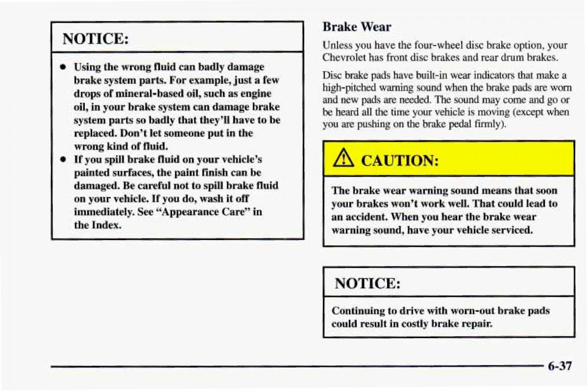 Chevrolet Camaro IV 4 owners manual / page 283