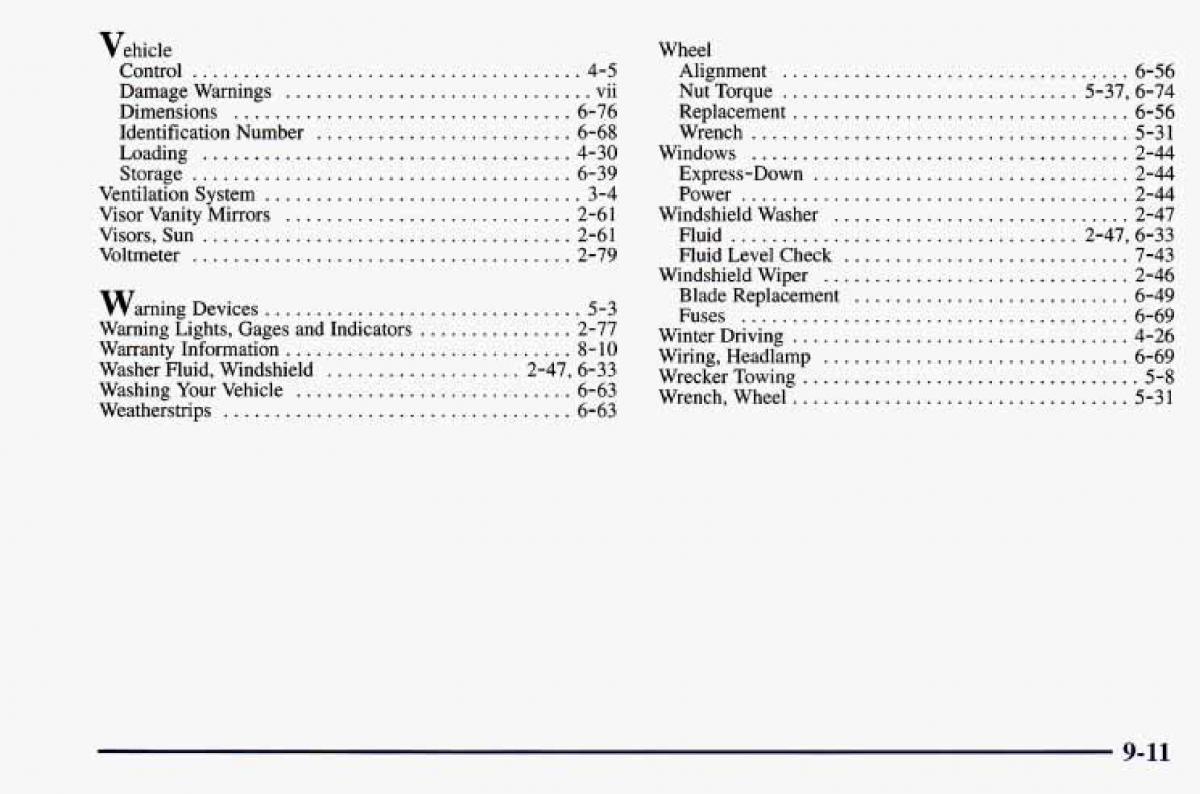 manual  Chevrolet Camaro IV 4 owners manual / page 401