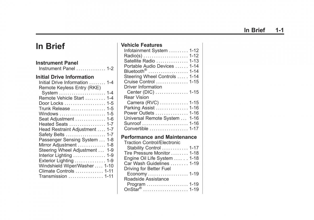 manual  Chevrolet Camaro V 5 owners manual / page 8