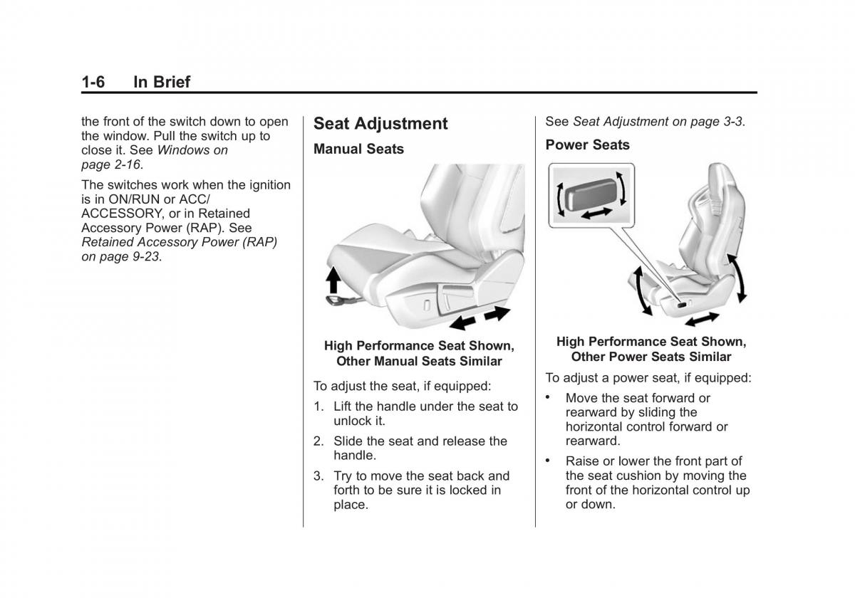 manual  Chevrolet Camaro V 5 owners manual / page 13