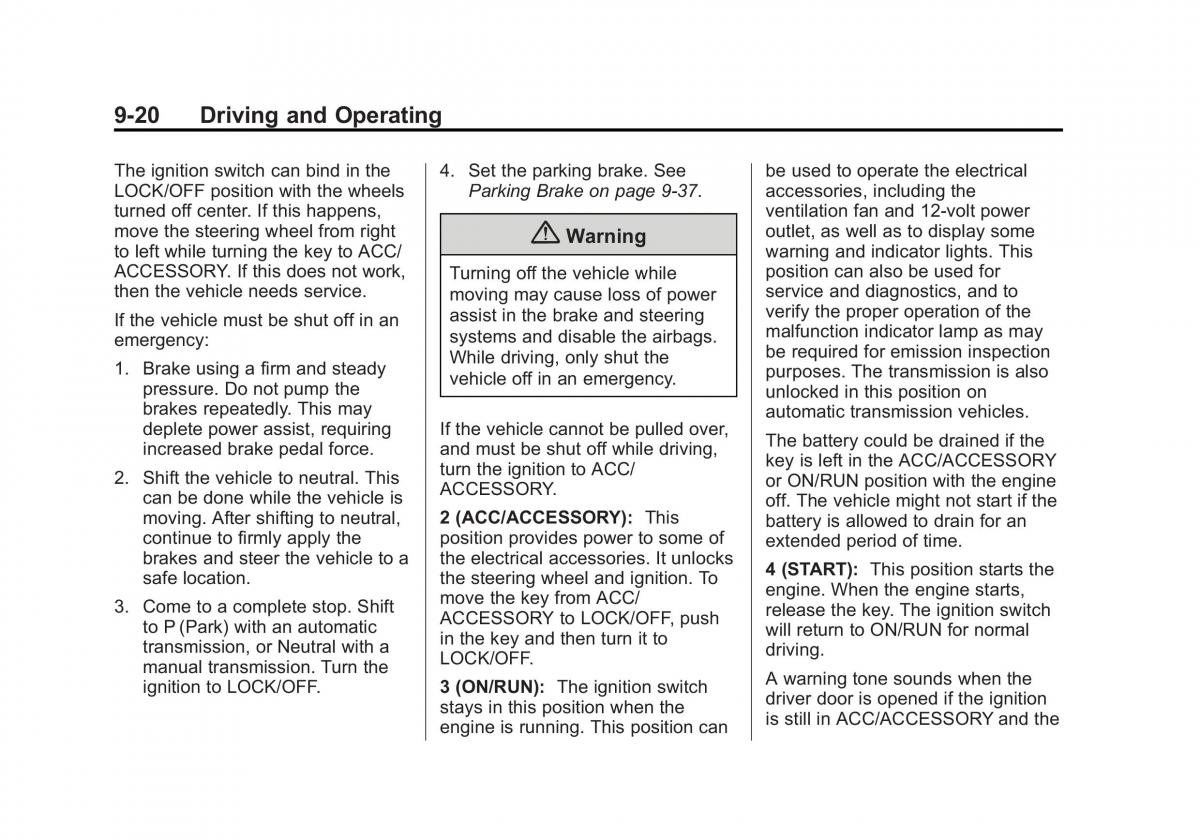 Chevrolet Camaro V 5 owners manual / page 221